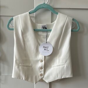 Princess Polly Cream Vest